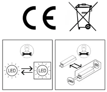 PROLED L71017x2G Downlight Cabinet 110 F 2G - Characteristics