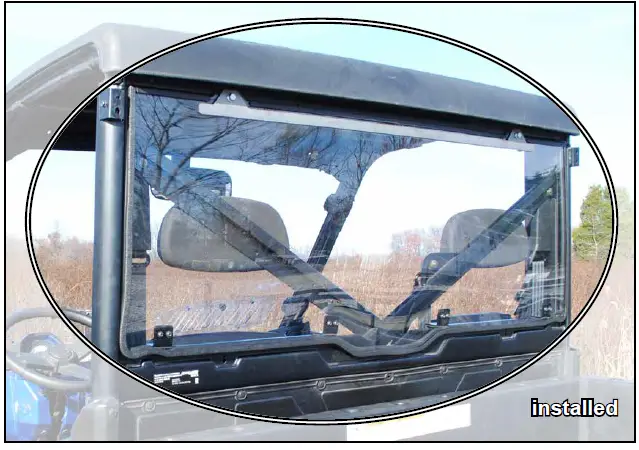 SUPERATV-Rear-Windshield-for-Polaris-Ranger-FIG-4