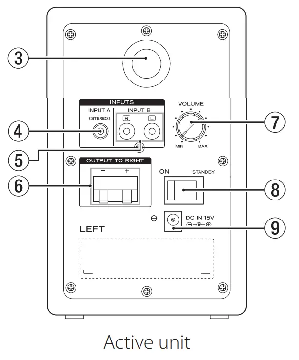 Teac LS-M100-B Powered Monitor Speaker-2