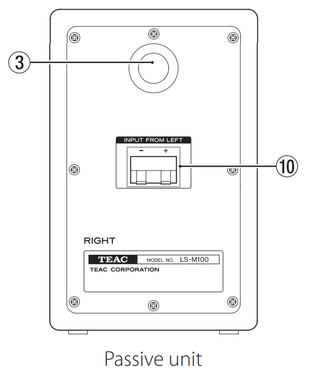 Teac LS-M100-B Powered Monitor Speaker-3