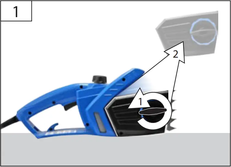 KS 401 E - ASSEMbLY OF CHAIN bAR AND CHAIN 1