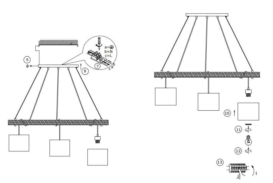LeuchtenDirekt BARK 3 Lamp - Fig 1