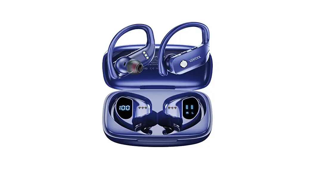 Veatool Md012 Bluetooth Headphones Wireless Earbuds 50h Playback User Manual
