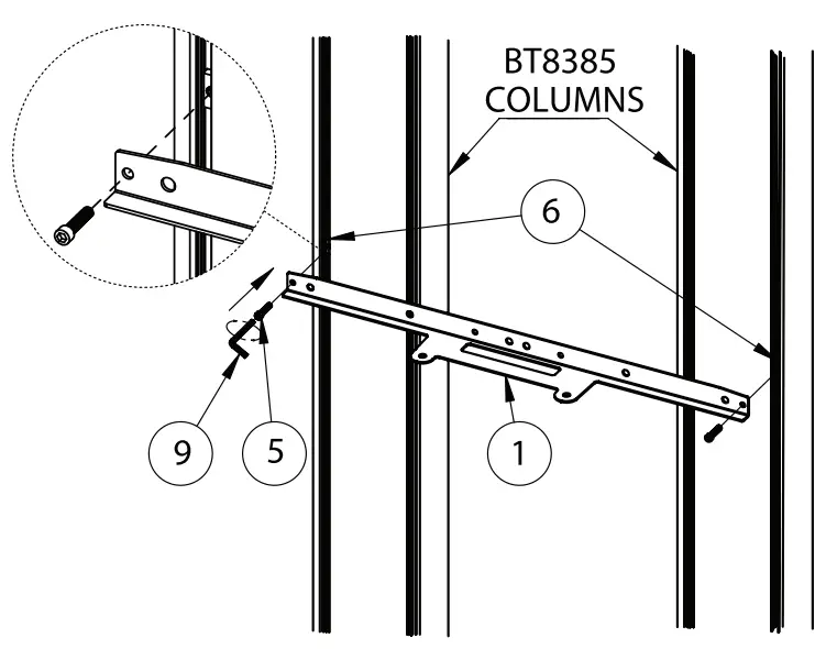 B TECH BT7873 Logitech Rally Range Mounting Plate fig 4