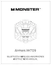 MONSTER Airmars XKT09 Bluetooth Wireless Headphones A02