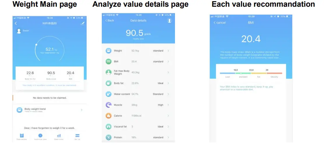 Yilai Enlighting BF1321-ITO-WF Smart WIFI Scale - Figure 10
