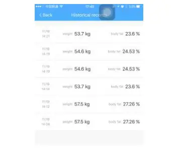 Yilai Enlighting BF1321-ITO-WF Smart WIFI Scale - Figure 11