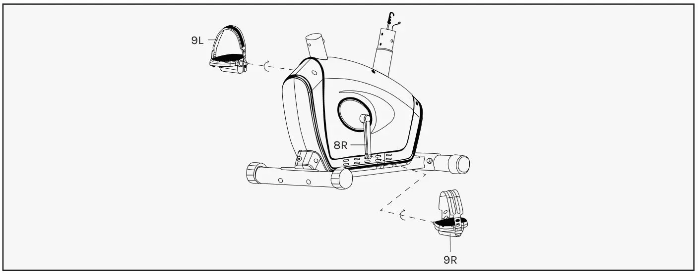 LIFESPAN EXER-58 Exercise Bike - ASSEMBLY INSTRUCTIONS step 1