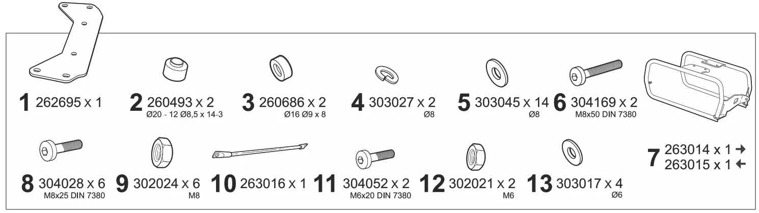SHAD Voge 500 DS Side Case