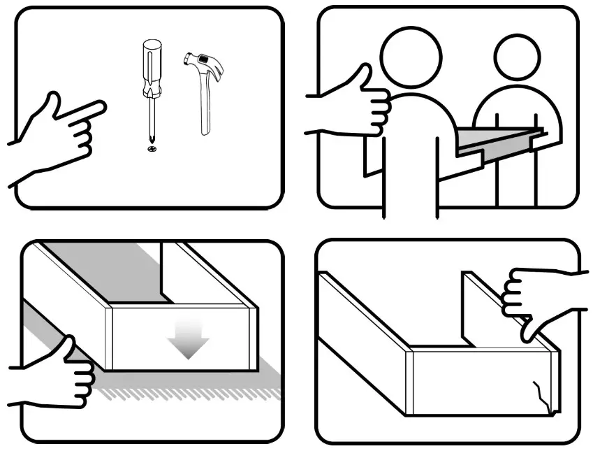 Southern ENTERPRISES OC1139506 Cortland 22 Inch Black Square Glass End Table - Product Overview 1