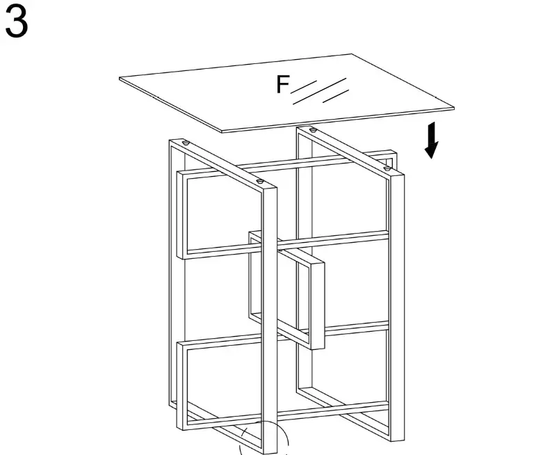 Southern ENTERPRISES OC1139506 Cortland 22 Inch Black Square Glass End Table - Product Overview 14