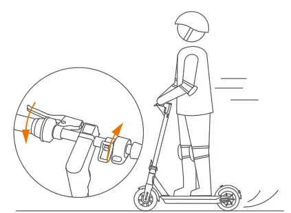 HURTLE HURES36 Pneumatic Tire Foldable Electric Scooter- fig15