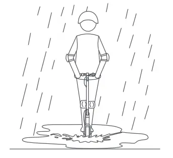 HURTLE HURES36 Pneumatic Tire Foldable Electric Scooter- fig17