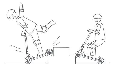 HURTLE HURES36 Pneumatic Tire Foldable Electric Scooter- fig31