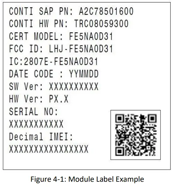 Continental FE5NA0D31 5G DSDA NAD Module-