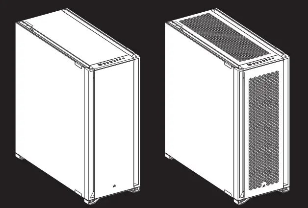 CORSAIR 7000D7000D AIRFLOW Full Tower PC Case - Cover