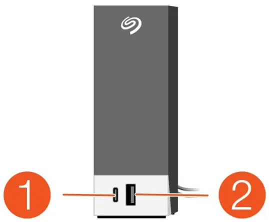 SEAGATE STLC10000400 One Touch with Hub - FIGURE 1