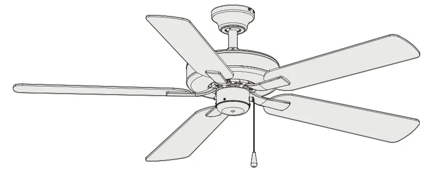PROGRESS LIGHTING P250080 AirPro 52 inch 5 blade Ceiling Fan - fig13