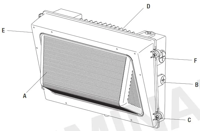 FSC Lighting WP40CE1 WP80CE1 WP120CE1 LED Wallpack - PACKAGE CONTENTS 2