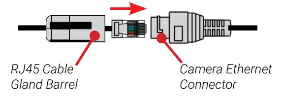 LOREX 4K Motorized Varifocal HD IP Dome Security Camera with Smart Motion Detection and Listen in Audio - Using the RJ45 Cable Gland 2