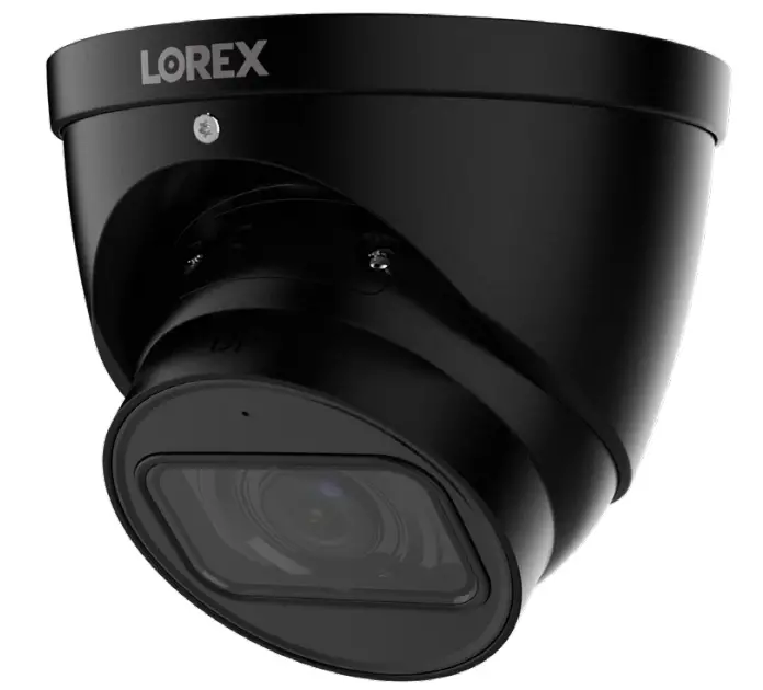 LOREX 4K Motorized Varifocal HD IP Dome Security Camera with Smart Motion Detection and Listen in Audio