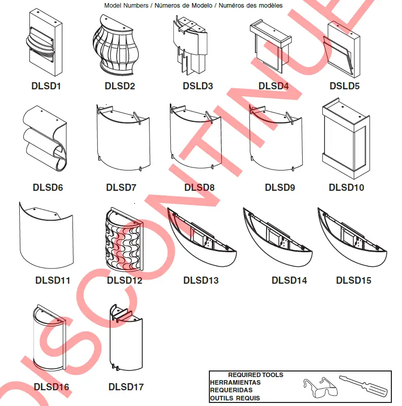 LITHONIA LIGHTING DLSD5 LED Sconce Diffusers 1