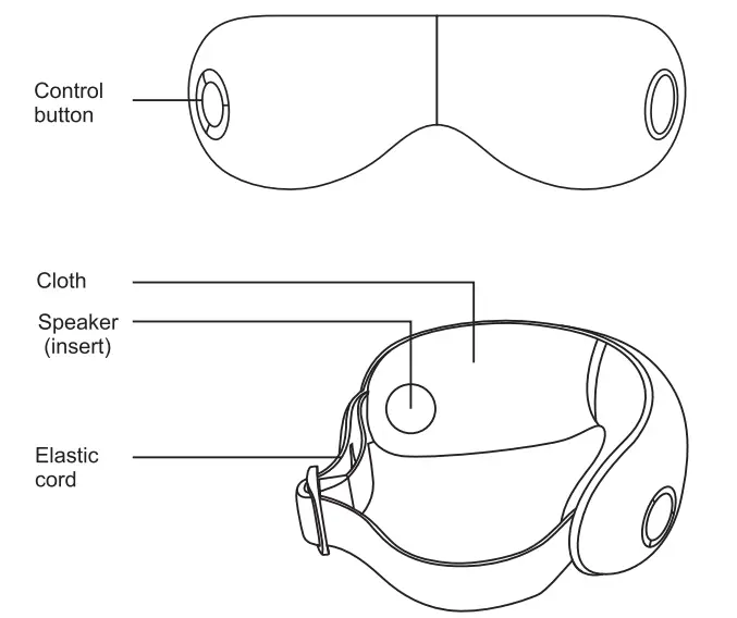 TEBO Portrait Eye Massager - Main body