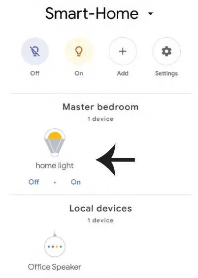 GOOGLE HOME SETTINGS