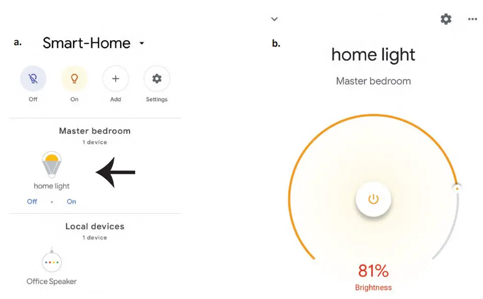 GOOGLE HOME SETTINGS