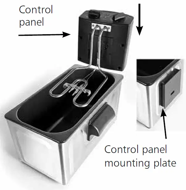 attaching control unit