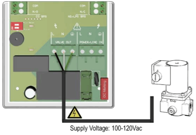 AGS Mini Merlin CH4CO v2 TX Dual Gas Detector - Solenoid Valve