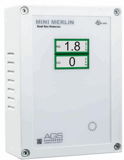 AGS Mini Merlin CH4CO v2 TX Dual Gas Detector