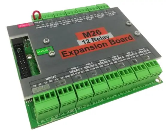 CNC4PC M26 12Relay Expansion Board - DIMENSIONS