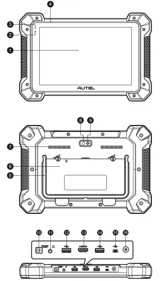 AUTEL MK908 Automotive Diagnostic Scan Tool - Description