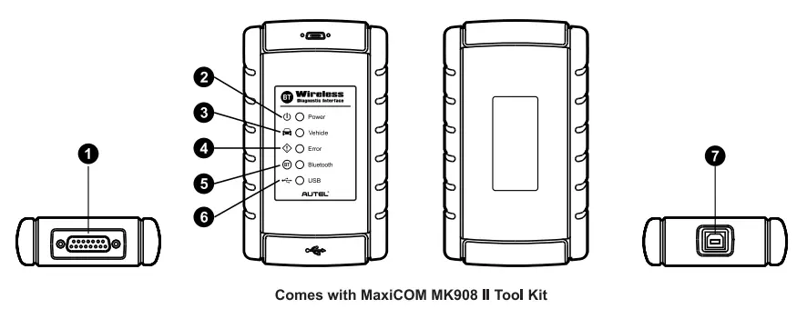 AUTEL MK908 Automotive Diagnostic Scan Tool - wirlees