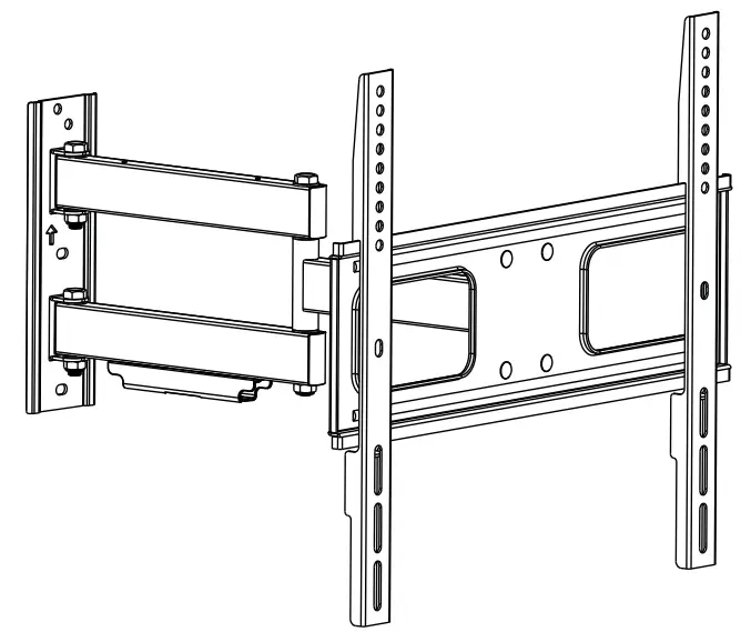 EZYmount SLT-360 Full Motion LED LCD TV Wall Mount