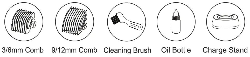 PATPET 930 Dog Grooming Clipper -Accoriess