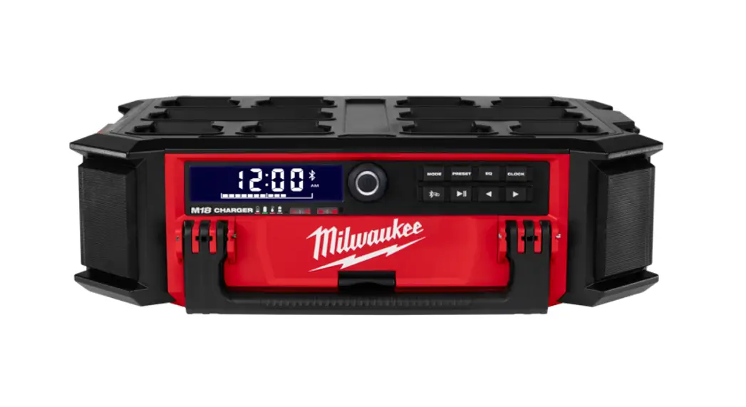 Milwaukee M18porc 18v Li-ion Cordless Packout Worksite Radio & Charger User Manual