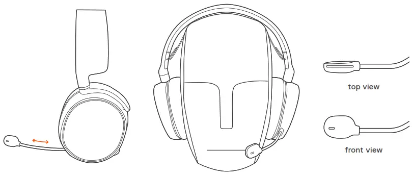 SteelSeries Arctis 3 Headset - MICROPHONE