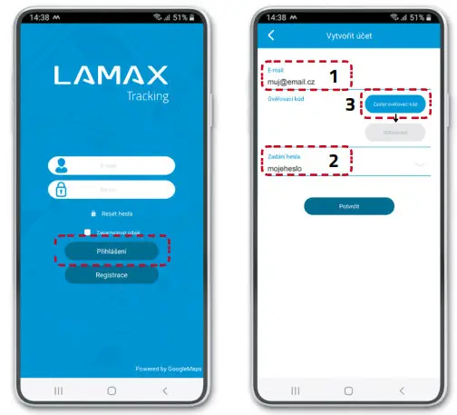 LAMAX LMXGPSLRCR GPS Locator with Collar-User registration
