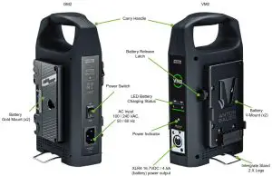 ANTON BAUER GM2 Dual Charger - Components and Connections