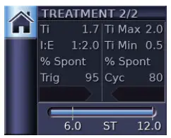 ResMed VPAP ST Positive Airway Pressure-treatment screens 7
