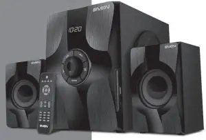 SVEN MS-315 2.1 Multimedia Speaker System with Bluetooth