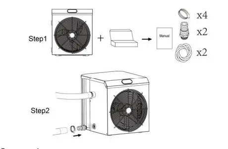Comfortpool POOL HEAT PUMP - Connection