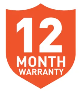 12 Month Warranty