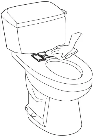 Daelim Trading Jeungpyeong Factory DB-5500 Remote Control - Fixing plate