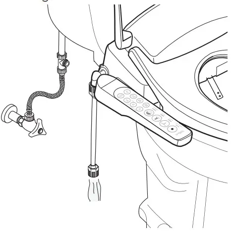 Daelim Trading Jeungpyeong Factory DB-5500 Remote Control - water supply