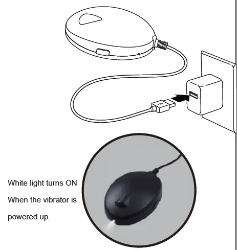 CoolFire BTVB-06 Bluetooth Vibrating Mouse Alarm Clock fig 1