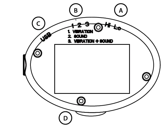 CoolFire BTVB-06 Bluetooth Vibrating Mouse Alarm Clock fig 6