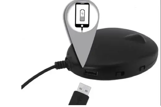 CoolFire BTVB-06 Bluetooth Vibrating Mouse Alarm Clock fig 9